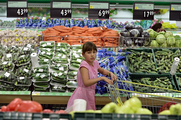 Росстат зафиксировал продовольственную дефляцию впервые с сентября