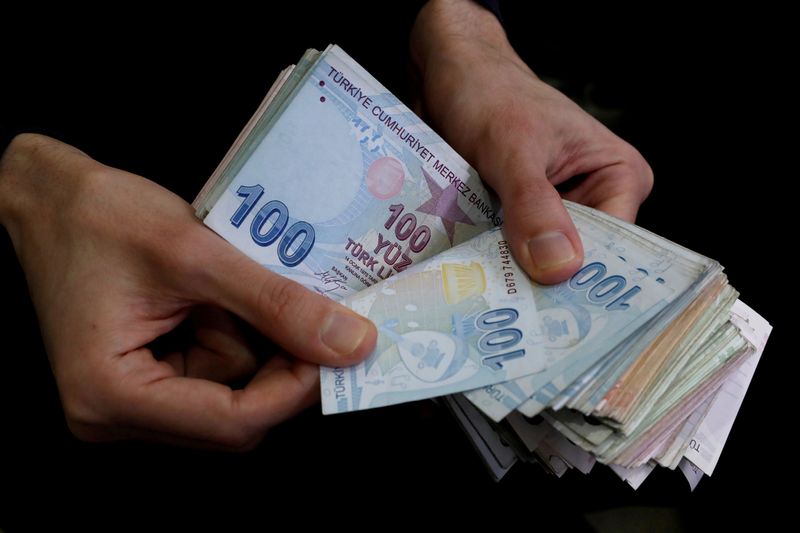 EMERGING MARKETS-Турецкая лира растет, остальные валюты малоподвижны перед симпозиумом ФРС