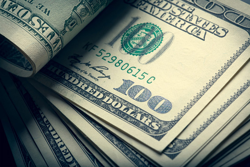 ЦБ РФ установил курс доллара США с 1 декабря в размере 74,8926 руб.