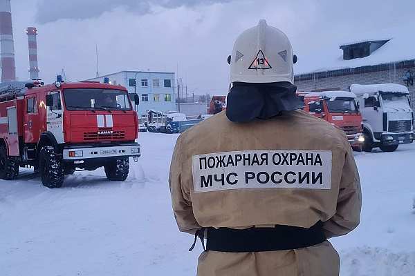 На Шатурской ГРЭС состоялась противопожарная тренировка