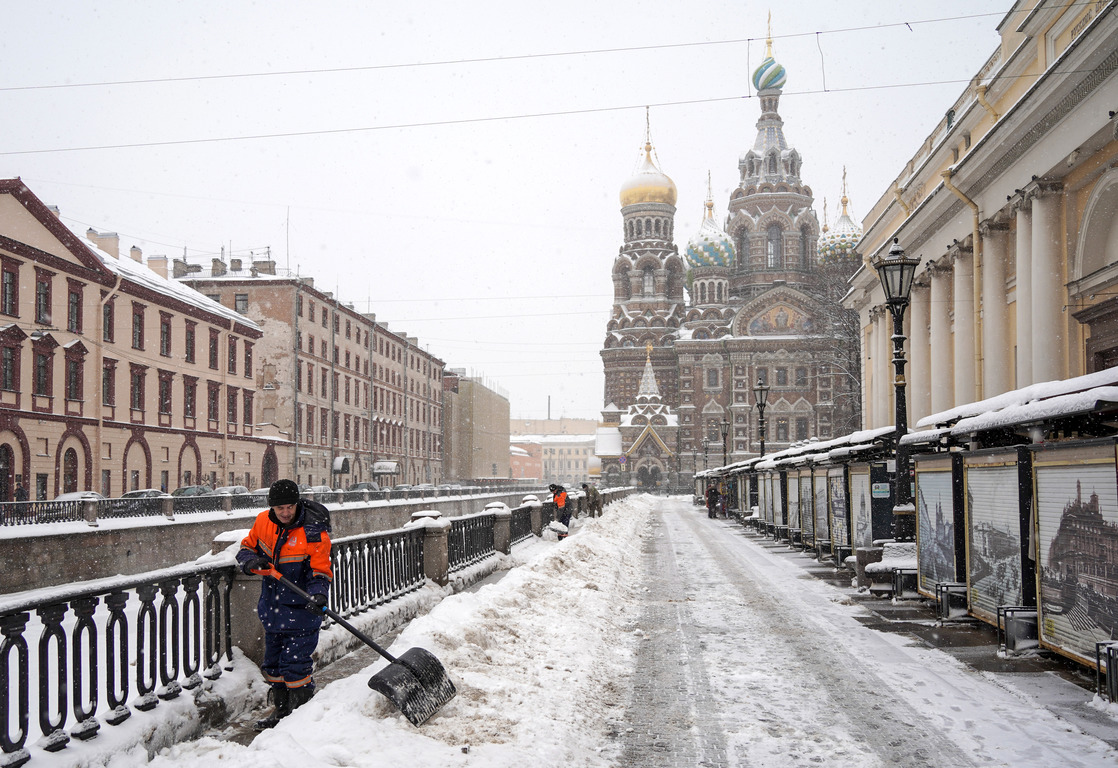 санкт петербург уборка снега