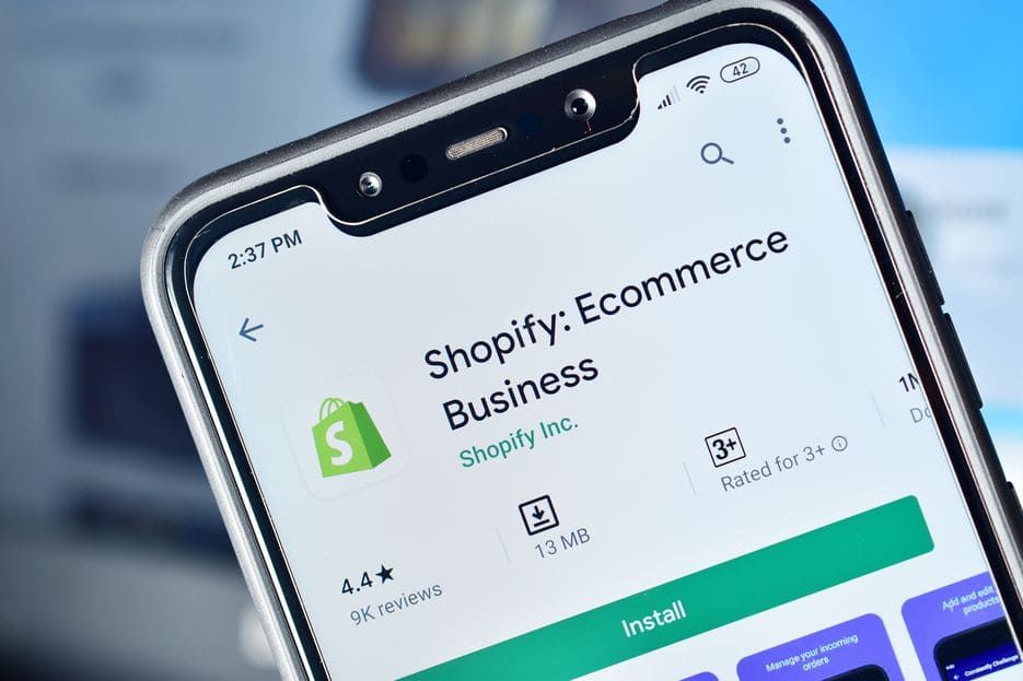 ������ �������� ��������� ����: Shopify -16% ����� ������. ����� �� ������ ������