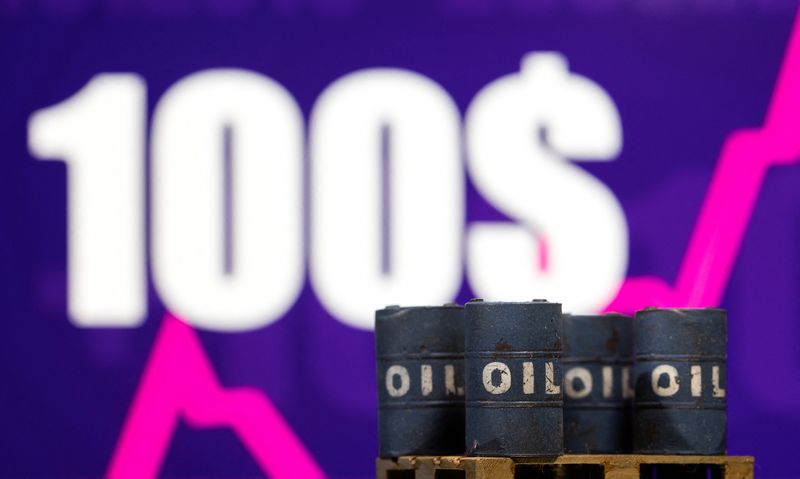 Нефть превысила $100 впервые с 2014 года после нападения России на Украину Нефть превысила $100 впервые с 2014 года после нападения России на Украину
