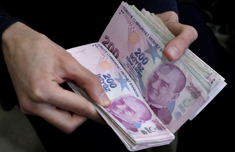 Турецкая лира отыграла 10% падения