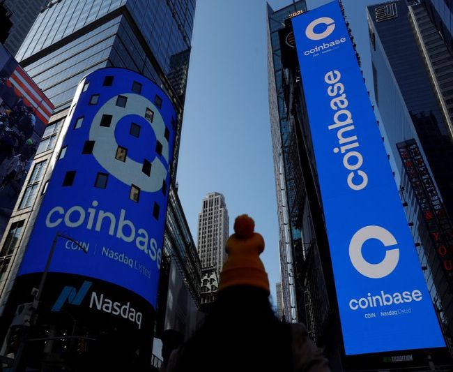 Coinbase ������ ��������� � ������� �������� ����� �������������