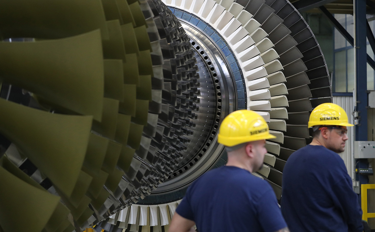 ФРГ увидела в возврате турбины Siemens решение проблемы с поставками газа ФРГ увидела в возврате турбины Siemens решение проблемы с поставками газа
