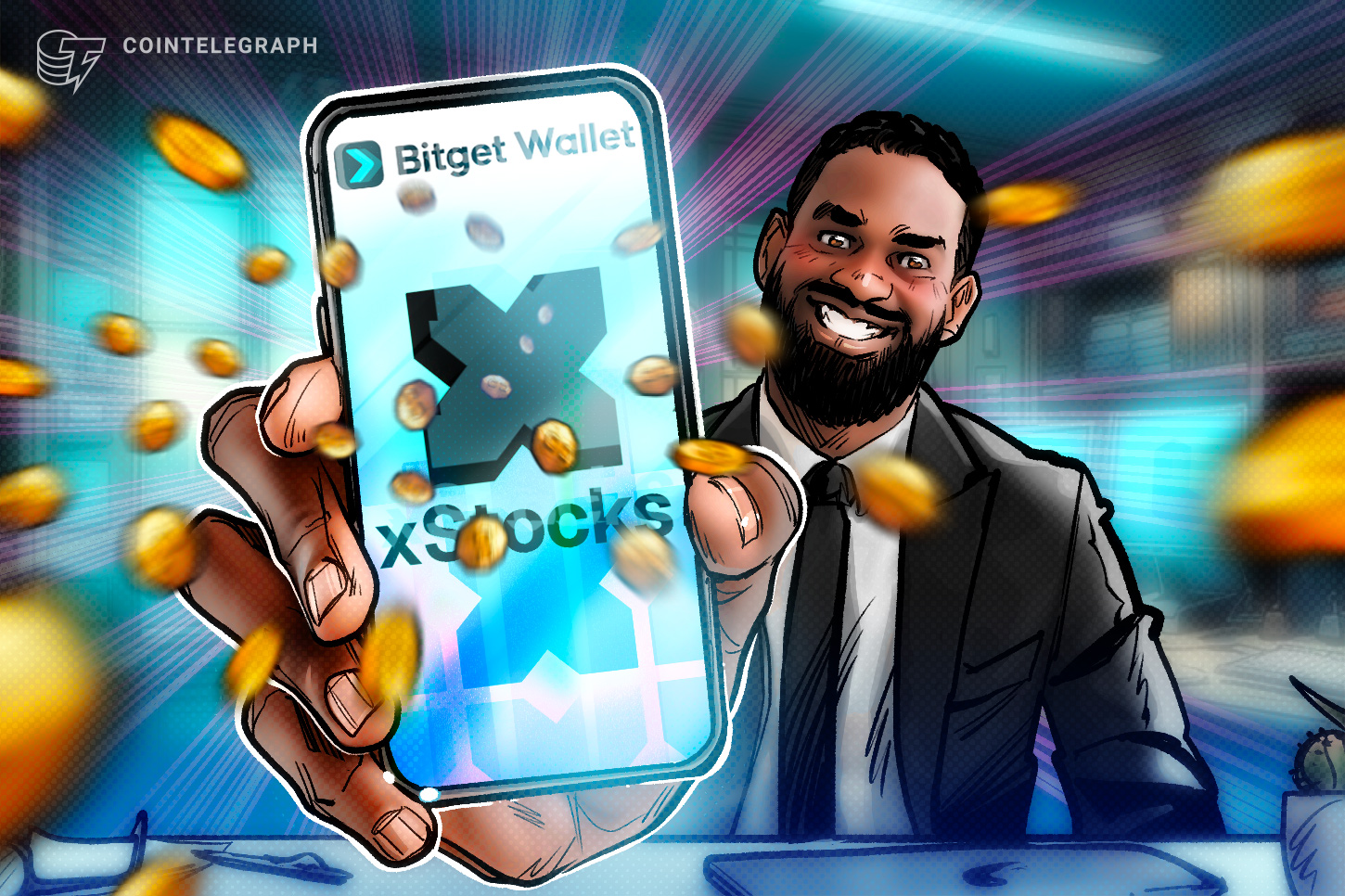 Bitget Wallet ������������� ���������������� ����� xStocks ��� 90 ��� �������������