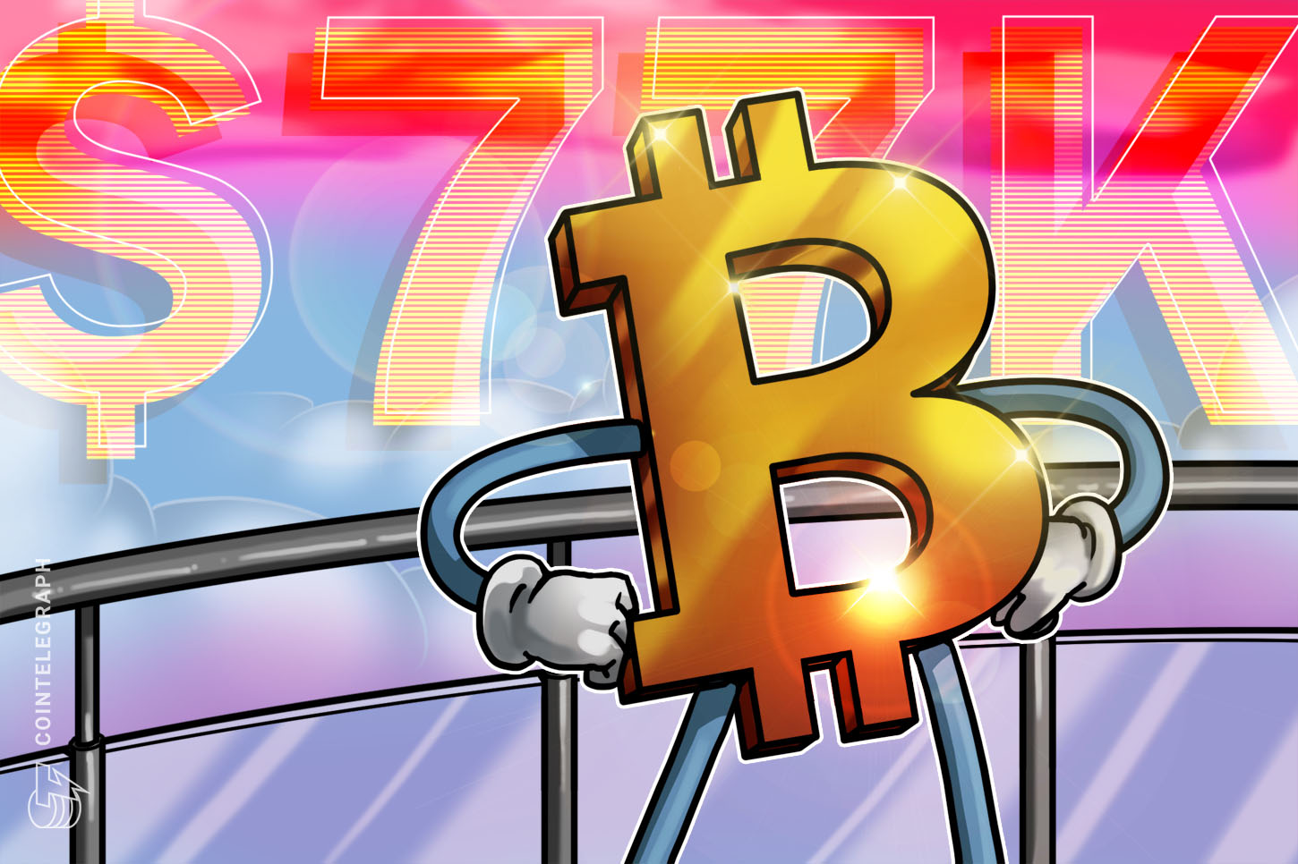 Bitcoin превысил $77 тыс. несмотря на отток из ETF на $2 млрд