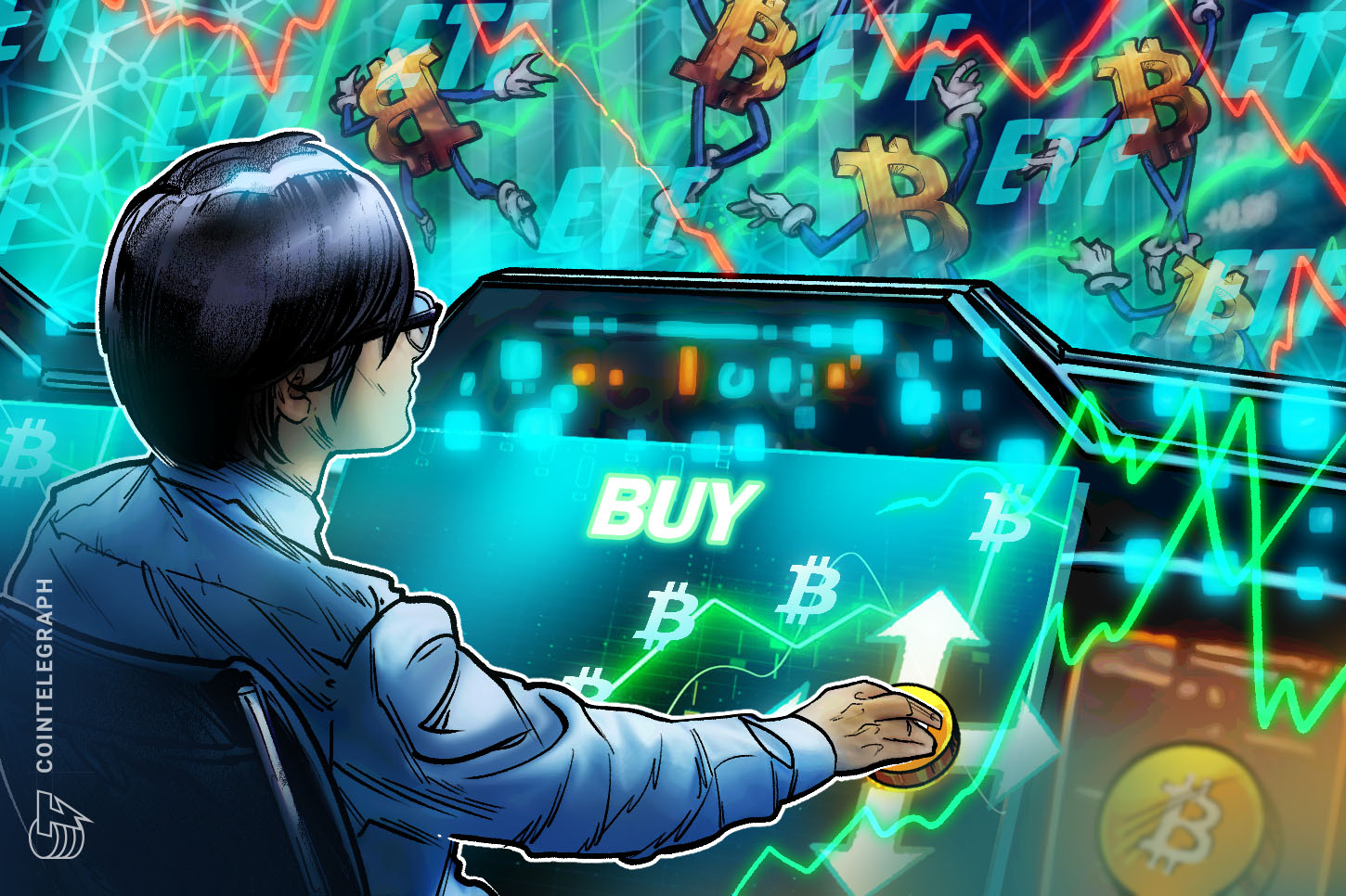 Santiment: ����� $1,26 ���� �� �������-ETF � ���������� ������ ��� ������� BTC
