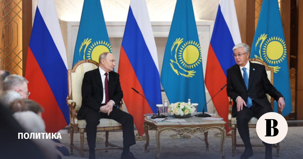 Путин и Токаев обсудили экономическое сотрудничество и русский язык на переговорах в Астане