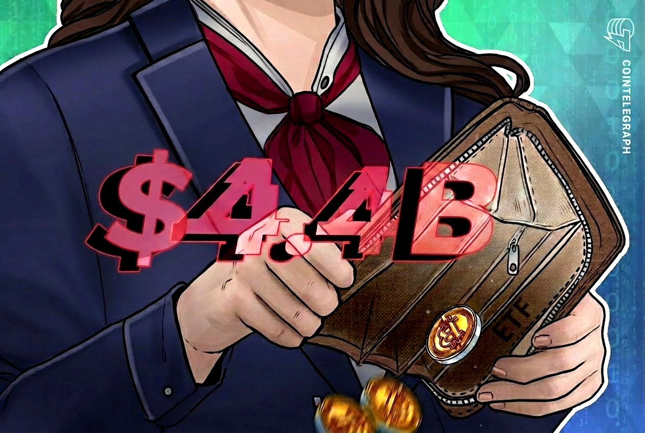 ����� �� �������-ETF �������� $4,4 ���� �� 13 ����, Bitcoin ���� �� 21%