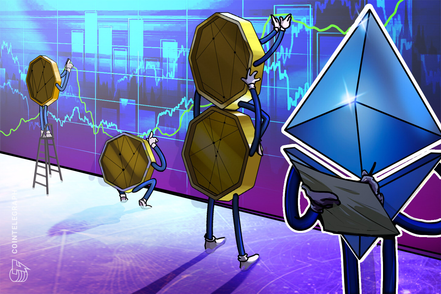 ETH фьючерсы показали медвежий сигнал, но стейкинг и корпоративный спрос сдерживают падение