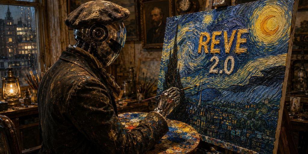 Reve 2.0 обогнал Google в рейтинге AI-генераторов изображений: layout control и 4K
