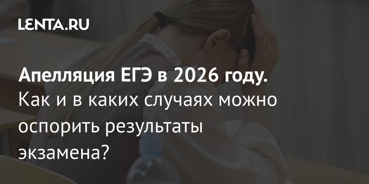 Апелляция ЕГЭ 2026: как оспорить результаты и в каких случаях откажут