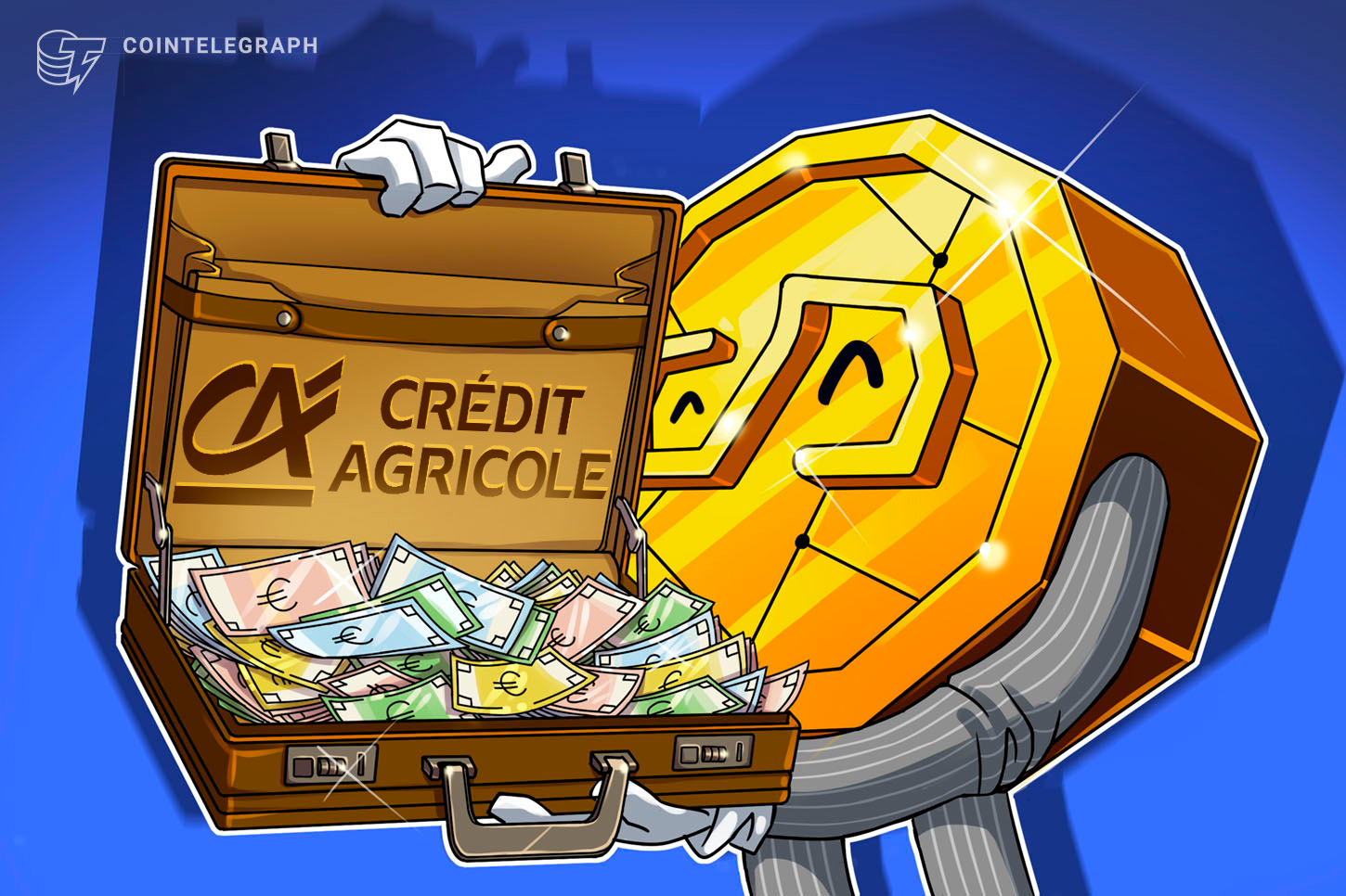 ����������� Credit Agricole �������� ���������� EURXT �� ���� Ethereum