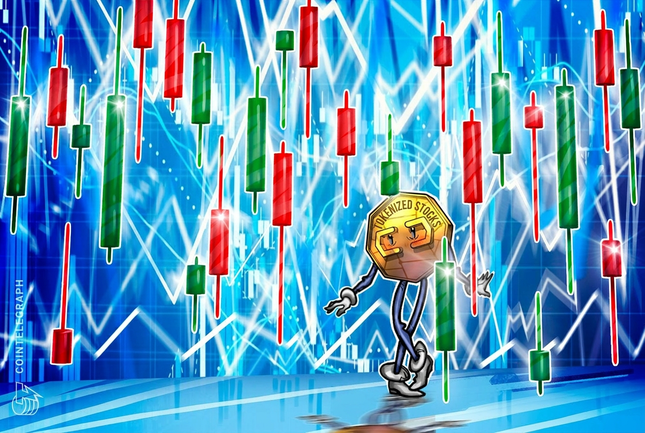 Объем переводов токенизированных акций вырос на 105% до $8,4 млрд за месяц