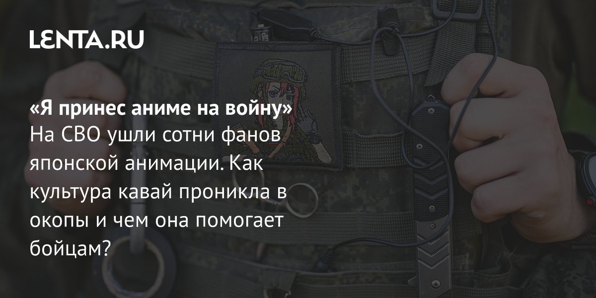 Аниме-субкультура на передовой: как фанаты японской анимации воюют в отряде «Керчь»