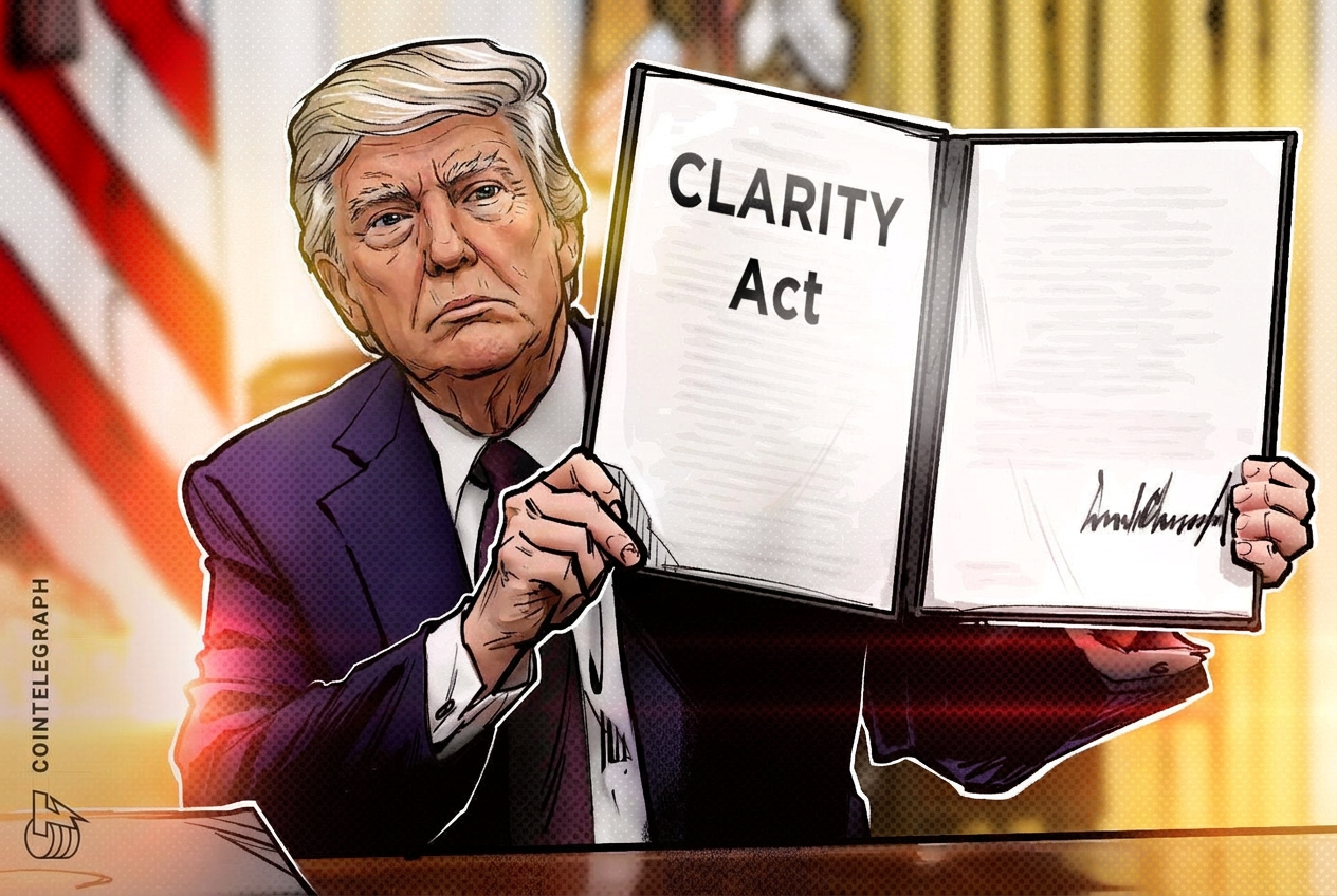 Трамп и криптолидеры добиваются принятия CLARITY Act в Сенате США