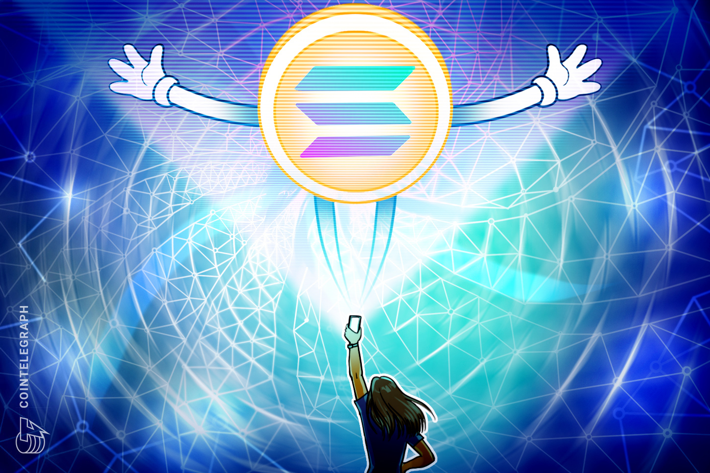 Solana ���������� ������ �� �����������: 4,2 ���� � ����, SOL ����� �� 40%