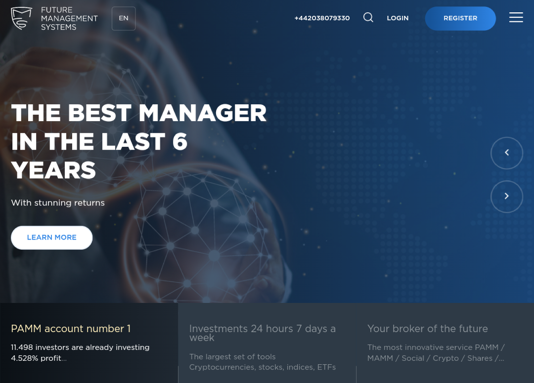 Future Management Systems - какой сайт брокера? Future Management Systems - какой сайт брокера?